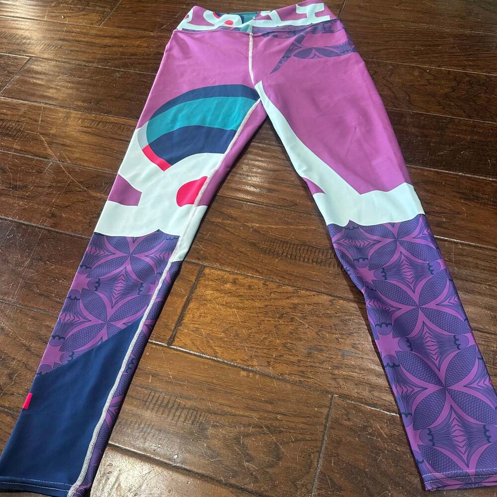Whirling Shaman Yoga Pants size M bright and‎ colorful comfortable